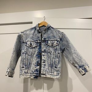Vintage Acid Wash Levi Denim Jacket | S